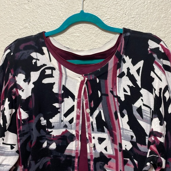 C J Banks Layer Your Look Tank Top And 3/4 Sleeve Sweater. Excellent Condition. - Picture 2 of 12